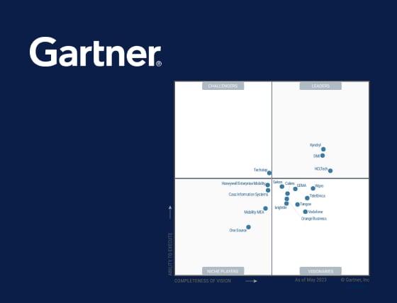 2023 Gartner® Magic Quadrant™ for Managed Mobility Services, Global